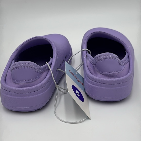 NWT Cat & Jack Toddler Girls Purple Rowan Pull-On Slip On Water Shoes Size 6 - Picture 4 of 10